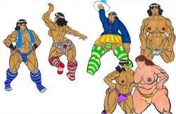 balls_in_panties blue_panties chubby_female chubby_futanari cute_panties frilled_panties futanari green_panties kimi_mimi lace-trimmed_panties multicolored_panties muscles muscular muscular_female muscular_futa no_bra panties panty_bulge penis_in_panties pink_panties plump print_panties purple_panties socks stockings striped_panties teasing underwear wackysexadventures yellow_panties