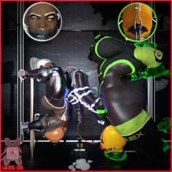 big_ass big_breasts body_modification bodysuit capturecunt_(ibex) corruption drone dronification ibex-cg metalmaiden_(ibex) mind_break mind_control oc transformation