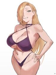 1girls adult adult_female bare_armpits bare_arms bare_belly bare_chest bare_hands bare_hips bare_legs bare_midriff bare_navel bare_shoulders bare_skin bare_thighs belly belly_button big_breasts bikini bikini_bottom bikini_only bikini_top blonde_eyebrows blonde_female blonde_hair blonde_hair blonde_hair_female breasts busty busty_female busty_girl cleavage collarbone curvaceous curvaceous_body curvaceous_female curvaceous_figure curvaceous_hips curvy curvy_body curvy_female curvy_figure curvy_hips elbows exposed_armpits exposed_arms exposed_belly exposed_chest exposed_hips exposed_legs exposed_midriff exposed_navel exposed_shoulders exposed_skin exposed_thighs female female_focus female_only fingers fukuya_art green_eyes green_eyes_female groin hair_over_one_eye halterneck high_resolution highres hourglass_figure huge_breasts ino_yamanaka large_breasts lean_figure long_hair looking_at_viewer mature mature_female midriff narrow_waist naruto naruto_(series) navel parted_bangs parted_lips plump_breasts purple_bikini purple_bikini_bottom purple_bikini_top purple_string_bikini purple_swimsuit purple_swimwear shoulders simple_background slender_body slender_waist slim_waist smile smiley_face smiling smiling_at_viewer solo standing string_bikini swimsuit swimwear thick_thighs thighs upper_body white_background wide_hips