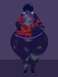 big_breasts blueberry_inflation breasts female furry hellen_(zoidraws) huge_breasts inflation lj_caffie tagme thick_thighs wide_hips