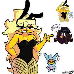 blonde_hair bunnysuit fnf fnf_mods long_hair meri_(friday_night_funkin) nahiara_aguirre nahira_(friday_night_funkin_oc) r63 rule_63