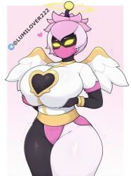 ai_generated brawl_stars breasts female female lily_(brawl_stars) lumilover222 thighs
