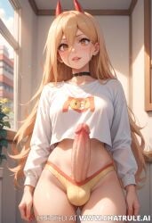 ai ai_generated futa_only futadom futanari power_(chainsaw_man) solo_futa