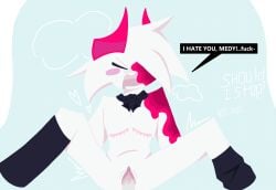 blush bowtie breath_cloud breathing clit clitoris cuntboy hearts horns inphernal intersex medkit_(phighting) phighting pink_horn pink_horns pussy ribbon roblox roblox_game robloxian rotting rotting_flesh shaking socks speech_bubble subspace_(phighting) sweat sweating tagme thigh_highs thighhighs tremble_lines trembling vaginal_penetration vaginal_sex yelling