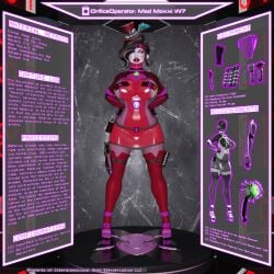 big_ass big_breasts body_modification bodysuit borderlands corruption drone dronification ibex-cg mad_moxxi mind_break mind_control orificeoperator_(ibex) transformation