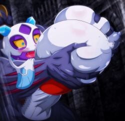 1boy 1girls ahe_gao ambiguous_penetration animated big_breasts blush breasts censored_penis fondling froslass gigantic_breasts groping groping_breasts hard_sex heldron_(artist) huge_breasts hyper_breasts machoke muscular_male nintendo pokemon pokemon_dppt questionable_consent rough_sex sex smaller_female sweat tagme tears topless