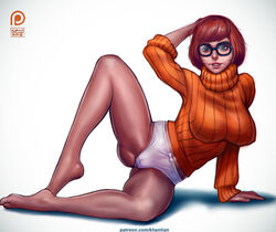 barefoot cameltoe female glasses hanna-barbera khantian panties scooby-doo solo sweater velma_dinkley white_panties