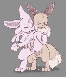 2boys anal anal_sex anthro arms_tied balls barefoot blush bound canine closed_eyes cum cum_from_ass cum_in_ass cum_inside cum_splatter digitigrade eevee eeveelution erection espeon finegan flat_colors forced from_behind_position furry looking_back male male_only mammal multiple_boys nintendo nude one_eye_closed one_leg_up pawpads paws penetration penis pokemon questionable_consent scrunchy_face sex sketch standing tail tapering_penis tears video_games wince yaoi