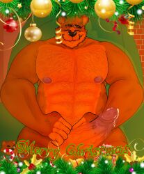 bear cock furry hairy_chest oc original_character sammy_bear yiff