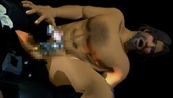 2boys 3d bara beard body_hair brown_hair censored cole_cassidy facial_hair male male_only missionary mosaic_censoring multiple_boys muscles nude overwatch overwatch_2 reaper source_filmmaker yaoi