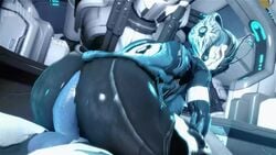 <1_second_video 1boy 1girls 3d anal animated ass banshee_(warframe) blue_skin female_focus loop male/female no_sound pallidsfm robot_girl tagme video warframe