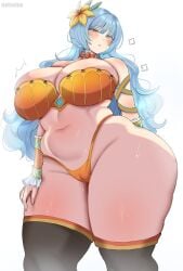 1girls female female_only huge_breasts human large_breasts noiretox revealing_clothes rocbouquet solo solo_female standing voluptuous