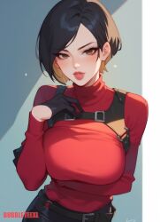 ada_wong ai_assisted ai_generated game resident_evil