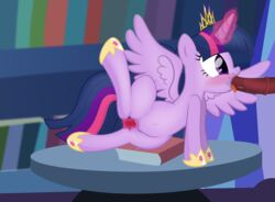 2016 alicorn animal_genitalia animal_penis book clitoris crown dildo equine equine_penis feathered_wings feathers fellatio female feral friendship_is_magic fur hair horn horsecock inside library magic mammal masturbation multicolored_hair my_little_pony oral penis purple_eyes purple_feathers purple_fur purple_hair pussy pussy_juice rainbownspeedash sex sex_toy solo spread_legs spread_wings spreading table tongue tongue_out twilight_sparkle_(mlp) wings