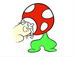 2016 ambiguous_gender balls big_lips cum cum_in_mouth cum_inside dicksucking_creature fellatio flora_fauna lips male mario_(series) nintendo oral penis piranha_plant plant ptooie sex simple_background super_mario_bros._3 thunderfap video_games