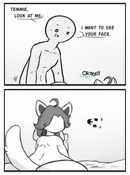 2016 animated anthro canine canisfidelis comedy comic funny fur hair humor male mammal sex temmie undertale video_games