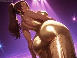 1girls ai_generated arzagod ass ass_focus big_ass big_breasts breasts bubble_butt dark-skinned_female dat_ass dress female grand_theft_auto grand_theft_auto_vi huge_ass large_ass lucia_caminos perfect_body rockstar_games seductive_look sexy_clothing tagme thick_ass thick_thighs tight_clothing wide_hips