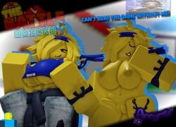 3d arrymix battler_(the_battle_bricks) blonde_battler_(the_battle_bricks) breasts reference_image roblox roblox_game robloxian self_upload tagme the_battle_bricks watermark