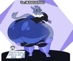 big_ass big_breasts blueberry_inflation breasts bubble_butt cleavage female furry huge_ass huge_breasts hyper_ass inflation mad_n_evil pseudoregalia sybil_(pseudoregalia) tagme thick_thighs wide_hips