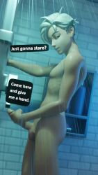 1boy 3d absolutely_nothing_on animated artist_upload asking_for_help balls big_balls big_penis completely_naked completely_nude epic_games erect_penis erection flame_name fortnite human human_male human_only light-skinned_male light_skin looking_at_viewer male male_only masturbation naked naked_male no_moaning nude nude_male orin_(fortnite) penis self_upload shower silent_male smooth_skin solo solo_male solo_masturbation sound source_request tagme twink video white_hair