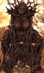 2017 3d_(artwork) absurd_res anal anal_fingering anal_lips anus ass bethesda_game_studios bethesda_softworks big_breasts big_butt branch breasts brown_body brown_skin clitoris creepychimera digital_media_(artwork) duo elemental_creature elemental_humanoid eyeless featureless_breasts female female/female filmmaker fingering flora_fauna genitals grass grey_body grey_skin hi_res huge_breasts huge_butt humanoid looking_at_viewer microsoft monster_girl_(genre) not_furry nude penetration plant plant_humanoid presenting presenting_anus presenting_hindquarters presenting_vulva skyrim smile source spriggan the_elder_scrolls thick_thighs tree tree_bark urethra vulva wide_hips