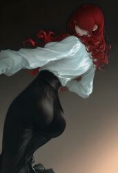 mitsuru kirijo from persona by ly (artist)