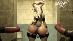 2025 animal_genitalia animal_penis anthro asriel_dreemurr asriel_dreemurr_(god_form) ass big_butt blender_(artwork) bovid caprine digital_media_(artwork) domizoni equid equine equine_genitalia equine_penis femboy fur genitals goat hi_res horn imminent_threesome looking_at_viewer looking_back male male/male male_focus mammal narrow_hips penis seductive solo thick_thighs undertale undertale_(series) white_body white_fur