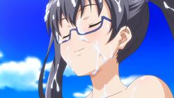 1boy 1girls 2d_animation animated barefoot beach black_hair blush breasts brown_eyes censored cleavage closed_eyes collaboration_works cum cum_on_body cum_on_breasts cum_on_glasses cum_on_hair cum_on_upper_body drinking_pee eroge!_h_mo_game_mo_kaihatsu_zanmai eyelashes facial feet female_ejaculation glasses golden_shower hentai human_toilet kosaka_iori large_breasts long_hair longer_than_30_seconds mochizuki_tomoya navel nipples nude open_mouth peeing pussy_juice screencap sound spontaneous_orgasm spread_legs squatting squirting swallowing teeth tied_hair tongue tongue_out twintails video wet