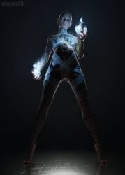 1girls 3d bald bald_female barefoot belly big_belly bioware braless breasts earpiece effectively_nude energy female female_only glowing glowing_eyes jack_(mass_effect) light-skinned_female light_skin looking_at_viewer mass_effect nipples no_panties phoenix3d pregnant pregnant_belly pregnant_female pussy shaved_head silhouetted_body skimpy small_breasts solo solo_female standing tattoo white_eyes
