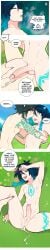 2boys affection affectionate anal anal_sex ass barefoot blue_hair braids comic comic_page cum_on_ass cum_on_asshole cumming cumming_from_anal_sex cumming_while_penetrated ejaculation feet femboy gay genshin_impact grabbing grabbing_from_front grabbing_thigh grabbing_thighs grass green_hair happy lying lying_on_back male male_only matemi moaning moaning_in_pleasure moaning_on_cock multicolored_hair outside passionate passionate_sex portuguese portuguese_dialogue portuguese_text public romantic short_hair sitting_on_person thigh_grab translated venti_(genshin_impact) xiao_(genshin_impact) yaoi