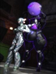 bbw big_breasts breasts cleavage female huge_breasts nokra_(warframe) nova_(warframe) overweight qzk_forte tagme thick_thighs warframe wide_hips
