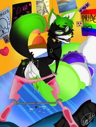 anthro anthro_only canine cum fox girly male mammal the_matrix yaoi