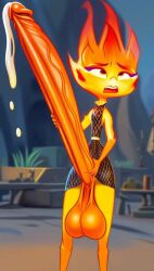 1futa ai ai_generated balls big_balls big_penis bottomless_skirt clothed clothing cum cumming cumshot disney elemental_(pixar) ember_lumen erection erection_under_clothes erection_under_skirt female fire fire_creature fire_elemental fire_girl fire_humanoid flat_chest futa_only futanari hard_cock holding_penis huge_balls huge_cock huge_testicles humanoid humanoid_penis hyper hyper_balls hyper_penis intersex large_penis long_penis mostly_clothed orgasm_face penis penis_under_clothes penis_under_skirt pixar sagging_balls sagging_testicles skirt smooth_balls solo solo_futa thighs veiny_penis