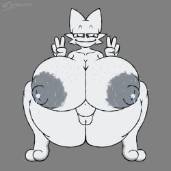 1girls 2025 big_breasts breasts cat cat_ears cat_humanoid catgirl female furry gray_background happy happy_female happy_sex larger_female looking_at_viewer playbonnie3 sex smile smiley_face solo solo_female sprunki twitter_username vagina vaginal_penetration wenda_(sprunki) white_body white_fur white_skin