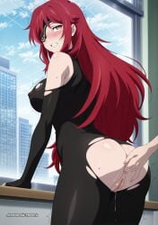 ai_generated ass big_ass blush breasts cleavage collarbone curvy cute female highres hips huge_ass hwa_ryun large_ass large_breasts legs nose_blush self_upload sexy slim_waist solo solo_focus thick_ass thick_thighs tower_of_god trezuya waist wide_hips