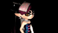 3d animated artist_request black_background blush callie_(splatoon) cumshot laughing mole mole_under_eye nintendo no_sound sfm source_filmmaker splatoon surprised tentacle_hair