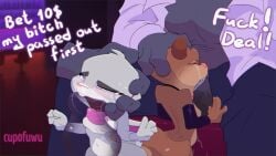 2boys 2girls animated anthro balls breasts cupofuwu disney fellatio female fur furry judy_hopps male mrs._otterton navel nipples oral otter penis penis_in_mouth purple_eyes rabbit saliva sex size_difference sound tagme tail tears tongue video zootopia