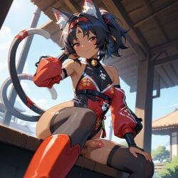 nekomiya mana from hoyoverse by ian8766 (artist)