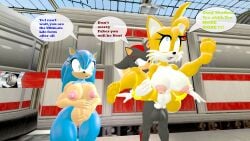 hedgehog male/female rule_63 sex sfm shadow_the_hedgehog silverknight395 sonic_the_hedgehog source_filmmaker tagme tails_the_fox tailsko waiting_for_turn watching