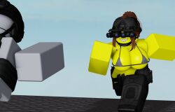 1boy 1girls 3d baseplate breasts cloaker_(dummies_vs_noobs) dummies_vs_noobs dummy_(roblox) female male noob roblox roblox_game robloxian sensicalstuff tagme