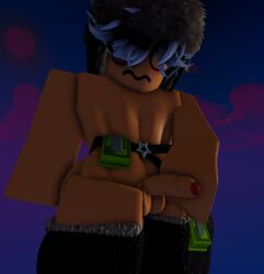 1boy 3d balls belt blush clouds evening femboy gay glasses gray_hair holding_penis male money money_under_clothes penis request roblox roblox_avatar roblox_studio robloxian self_upload sillyligmarblx sky star stockings urmika white_hair white_skin white_skinned_male