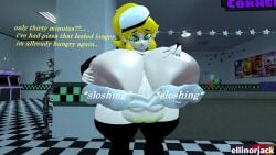 breasts digestion_implied ellinorjack_(artist) female five_nights_at_freddy's five_nights_at_freddy's:_security_breach huge_breasts milf vanessa_(fnaf) vore vore_belly