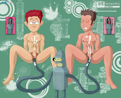 anus balls bender_bending_rodriguez craig_hoffman crossover family_guy fisting futurama gay ht_lgbtq_artworks hunk penis pubes robot scott_tenorman south_park tagme yaoi