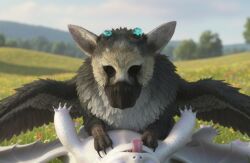1boy 1girls 2animals ai ai-created ai_art ai_assisted ai_generated avian chimera dominant_male dragon faceless_female feathers feral feral_on_feral feral_only feral_penetrated feral_penetrating feral_penetrating_feral horns how_to_train_your_dragon light_feathers light_fury male/female male_focus male_on_top the_last_guardian trico trico_(character) trico_(species) trico_(the_last_guardian) unseen_female_face white_dragon white_wings wings