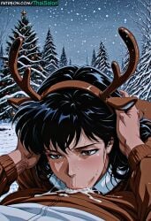 1girls aggressive ai_assisted ai_generated big_ass big_breasts black_hair blowjob breasts brown_hair christmas christmas_clothing christmas_decorations christmas_hat christmas_headwear christmas_outfit christmas_tree chromatic_abberation cum cum_drip cum_in_mouth cum_in_throat cum_inside curvaceous curvaceous_body curvaceous_female curvaceous_figure curves curvy curvy_body curvy_female curvy_figure curvy_hips deepthroat deepthroat_no_hands eyebrows eyelashes eyeliner fellatio femal female forced forced_oral girl hands_on_another's_head hi_res high_resolution highres hires huge_ass huge_breasts indoors inuyasha kagome_higurashi large_ass large_breasts light-skinned_female long_hair male_domination maledom patreon patreon_username questionable_consent reindeer_antlers reindeer_costume santa_hat sexually_suggestive stable_diffusion submissive submissive_female tagme thaisalon thick thick_thighs thighs throat_pie throatpie vacuum_blowjob vacuum_fellatio vacuum_suck voluptuous voluptuous_body voluptuous_female watermark
