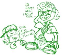 character (papa louie) from flipline studios by skittlemilk90
