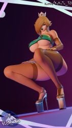 princess rosalina from mario (series) by kokuto 3d