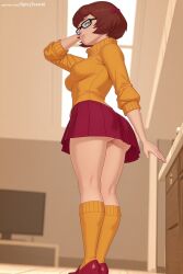 velma dinkley from cartoon network by spicytoonai