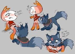 ! 1anthro 1boy 1boy1girl 1cuntboy 1furry 1girl1boy 1girls ? ?! animate_inanimate annoyed annoyed_expression anthro_female blood blood_on_clothes blood_on_clothing blood_on_panties blue_body blue_fur blush bow bow_panties canid canine claws claws_out clothes clothing coat cuntboy dandy's_world dialogue digital_media_(artwork) dress dress_lift eclipse_(dandy's_world) english english_dialogue exclamation_point fangs female female_anthro female_furry fetish forehead_marking furry furry_female grey_background grey_clothing intersex junipurr_(artist) licking licking_crotch licking_panties licking_underwear lynxfurr male male_in_dress male_in_skirt markings_(fur) menstrual_blood menstruation moon_(marking) ms_paint mspaint no-human no_human no_humans no_visible_genitalia non-human non-human_only noncon nonconsensual nonconsenting_male on_all_fours orange_body panties period period_blood plain_background png question_mark questionable_consent red_clothes red_clothing red_tongue roblox roblox_game scratch_marks scratches scratching semi-feral shrimpo_(dandy's_world) simple_background skirt skirt_lift sniffing sniffing_crotch suprised tail tail_wagging tongue tongue_out underwear wagging_tail white_clothing white_face wolf