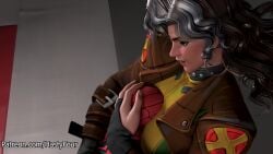 3d animated big_breasts bigger_female boob_smothering breast_smother breasts crushing domination dominatrix femdom hastyfour huge_breasts jst1ll malesub marvel marvel_comics marvel_rivals mrbag3d muscular muscular_female older_female_and_younger_male rogue_(marvel_rivals) rogue_(x-men) short_video shorter_than_10_seconds smaller_male sound spider-man struggling submissive_male tagme taller_female video